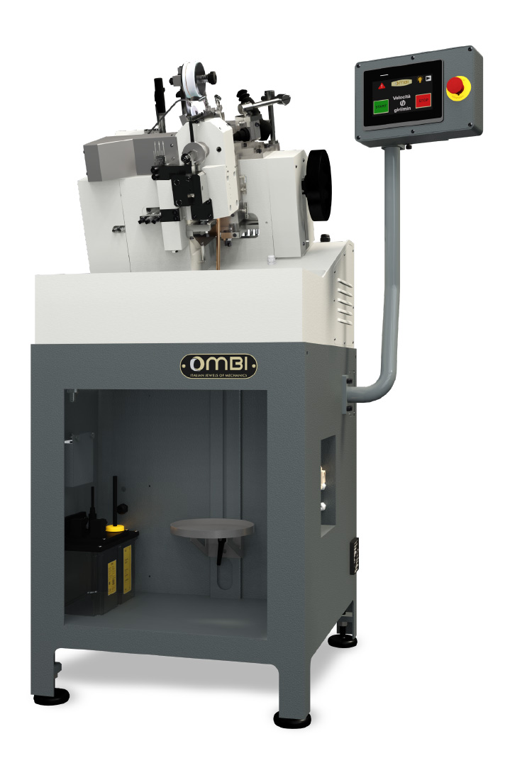 Automatic machine for the production of figaro curb right, left and figaro cable. A18-NG.