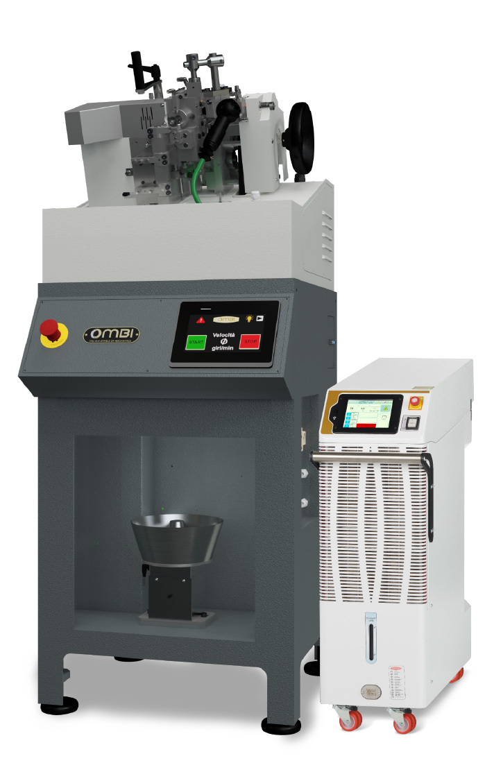 Automatic high speed machine for the production of figaro curb right, left and figaro cable A6-NG.