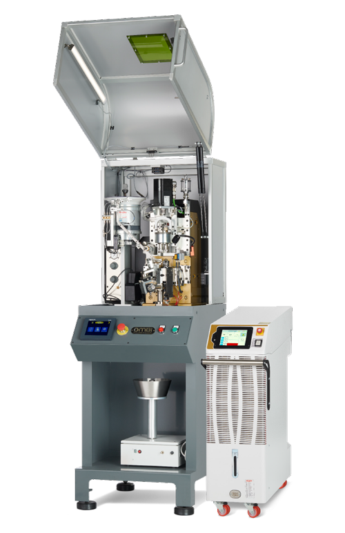 Assemblatrice automatica ad alta velocità di anellini sciolti per la produzione di catena corda.