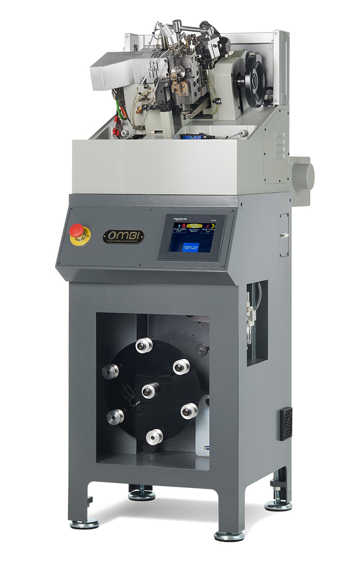 Automatic high speed machine for the production of cable and curb chain right and left GUF-NG