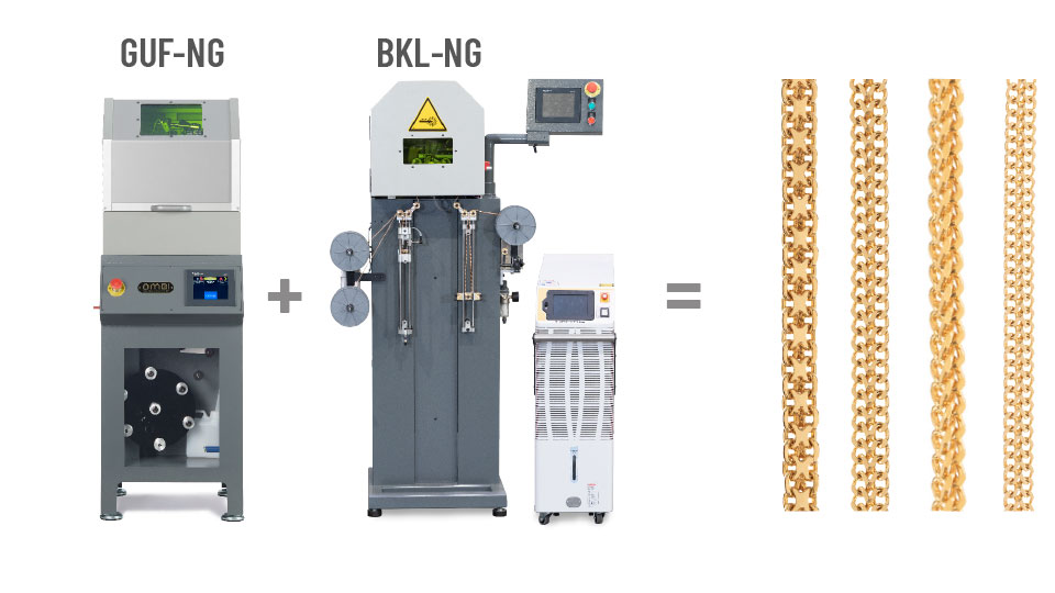 Esempio di produzione catene con GUF-NG