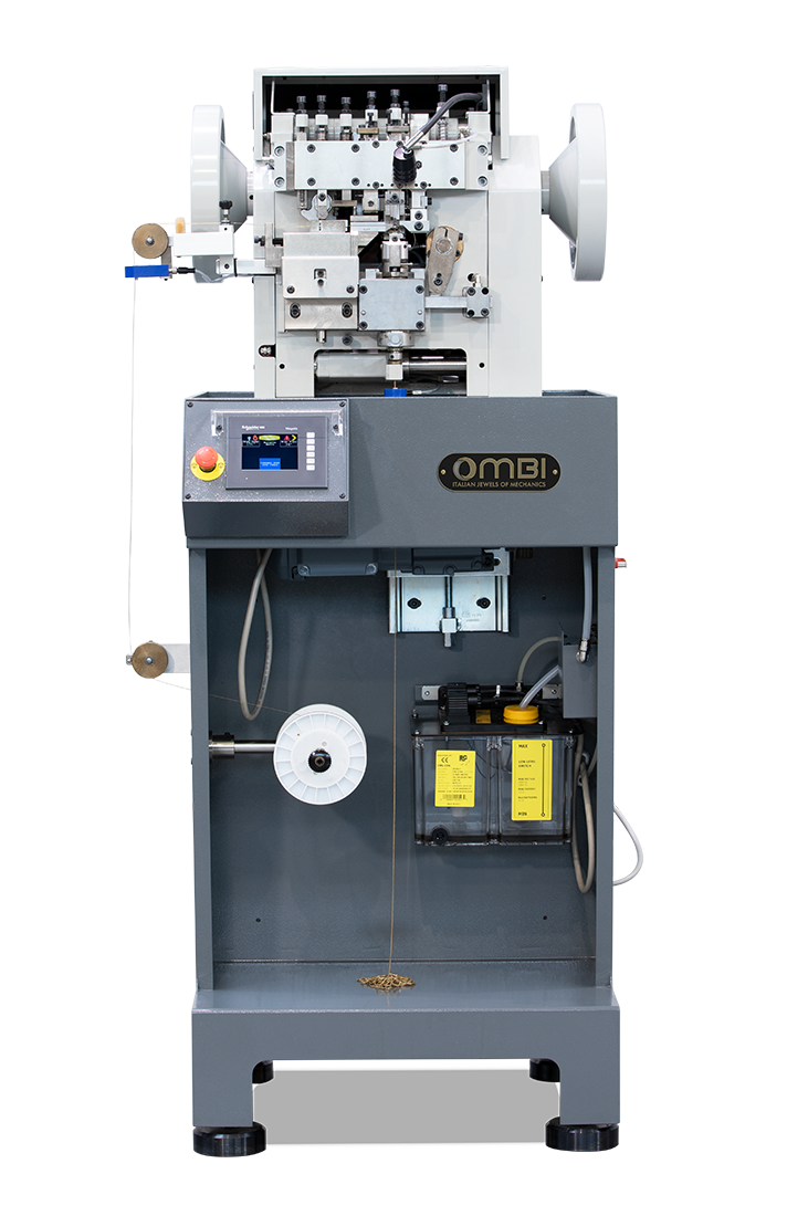 Automatic machine for the production of both classic and rolò box chain