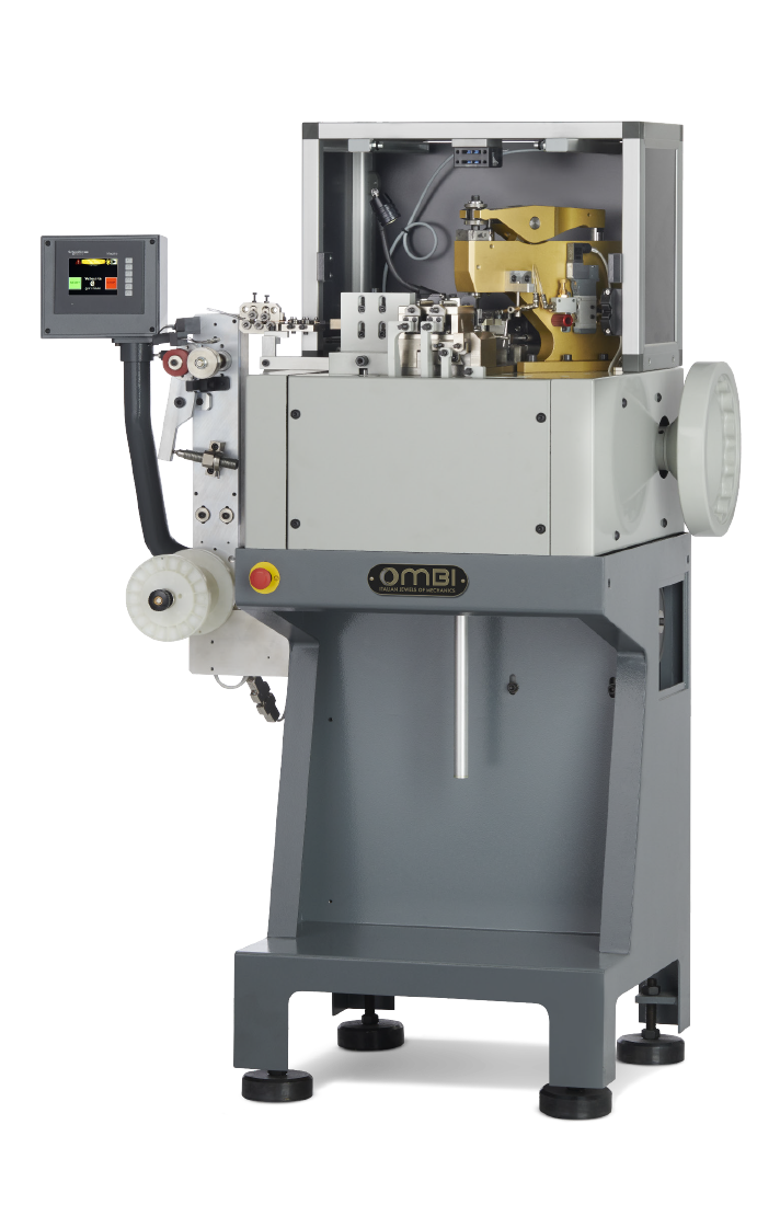 Automatic high speed machine for the production of single links for rope chain per catena corda.