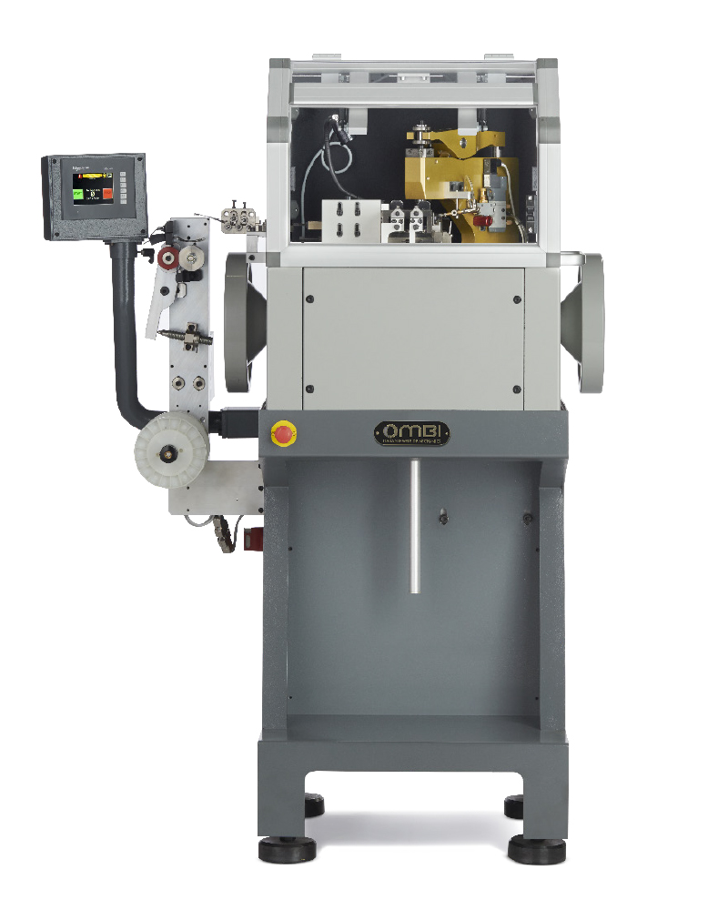 Automatic high speed machine for the production of single links for rope chain.