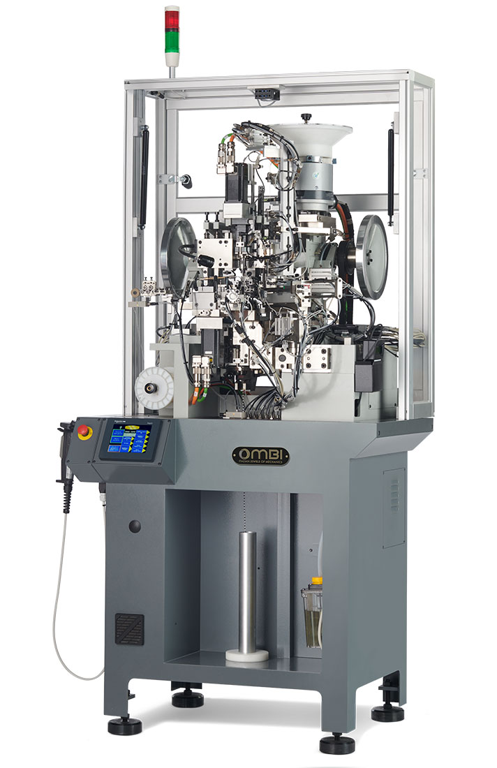 Macchina automatica per la produzione di catena rosario con chiusura anelli a doppio ricciolo. ROS