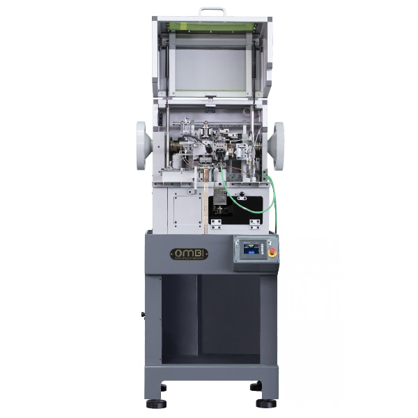 Macchina automatica per la produzione di catena tranciata agganciata (popcorn)