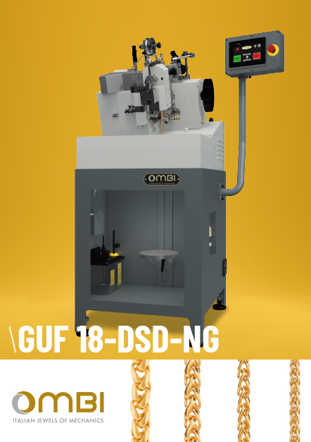 GUF 18-DSD-NG. Macchina automatica per la produzione catena forzatina e gourmette destra e sinistra