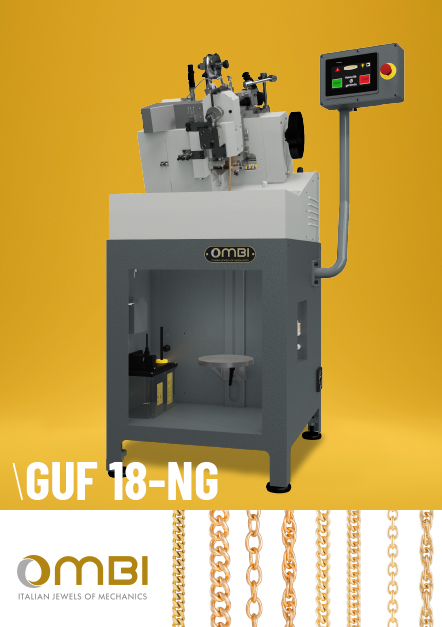 GUF-18-NG. Automatic machine for the production of cable and curb chain right and left