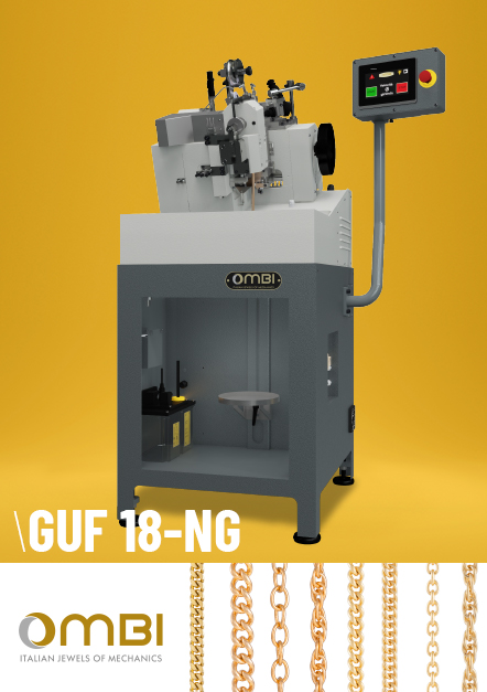 GUF-18-NG. Automatic machine for the production of cable and curb chain right and left