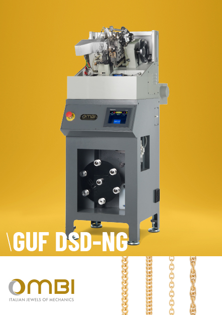 GUF DSD-NG. Automatic high speed machine for the production of double and triple spike chain.